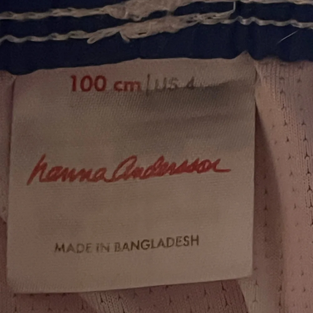 Hanna Andersson Boy 4 (100) Multicolor Stripe Lined Swim Bottoms w/ Ties